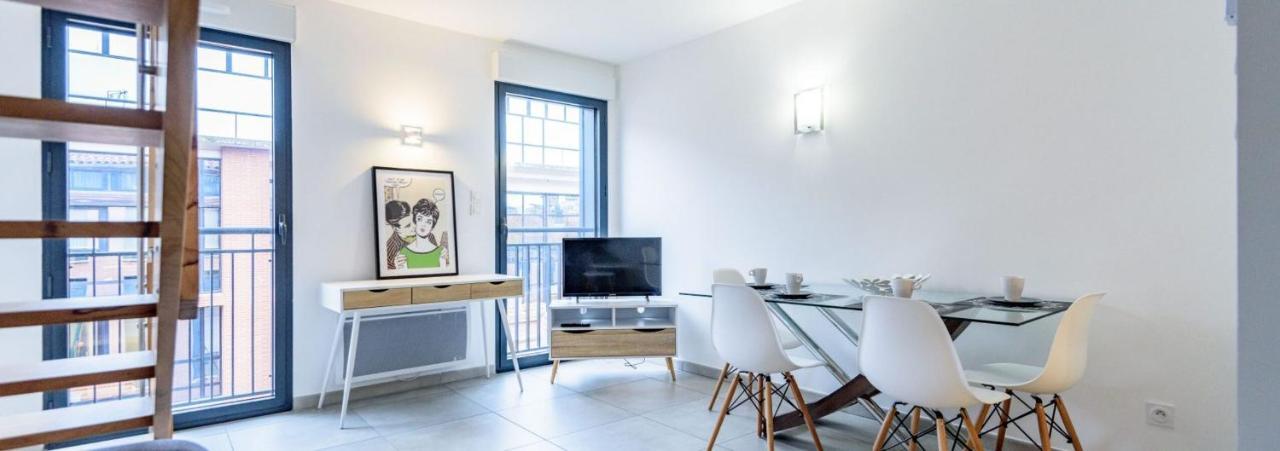 302 - Appartement Duplex Moderne - Jeanne D'Arc, ตูลูส ภายนอก รูปภาพ